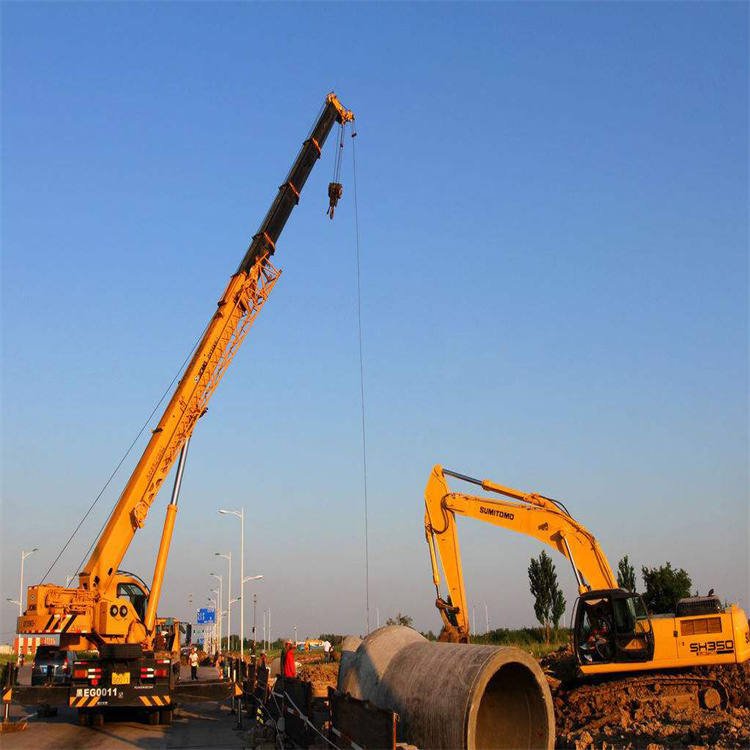 兰陵25吨吊车吊8吨,最远吊多少米